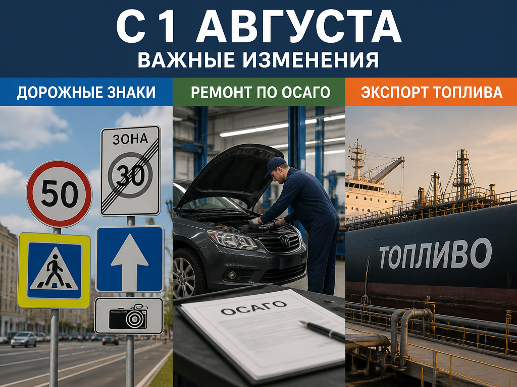 Новые правила для водителей с 1 августа 2026 года