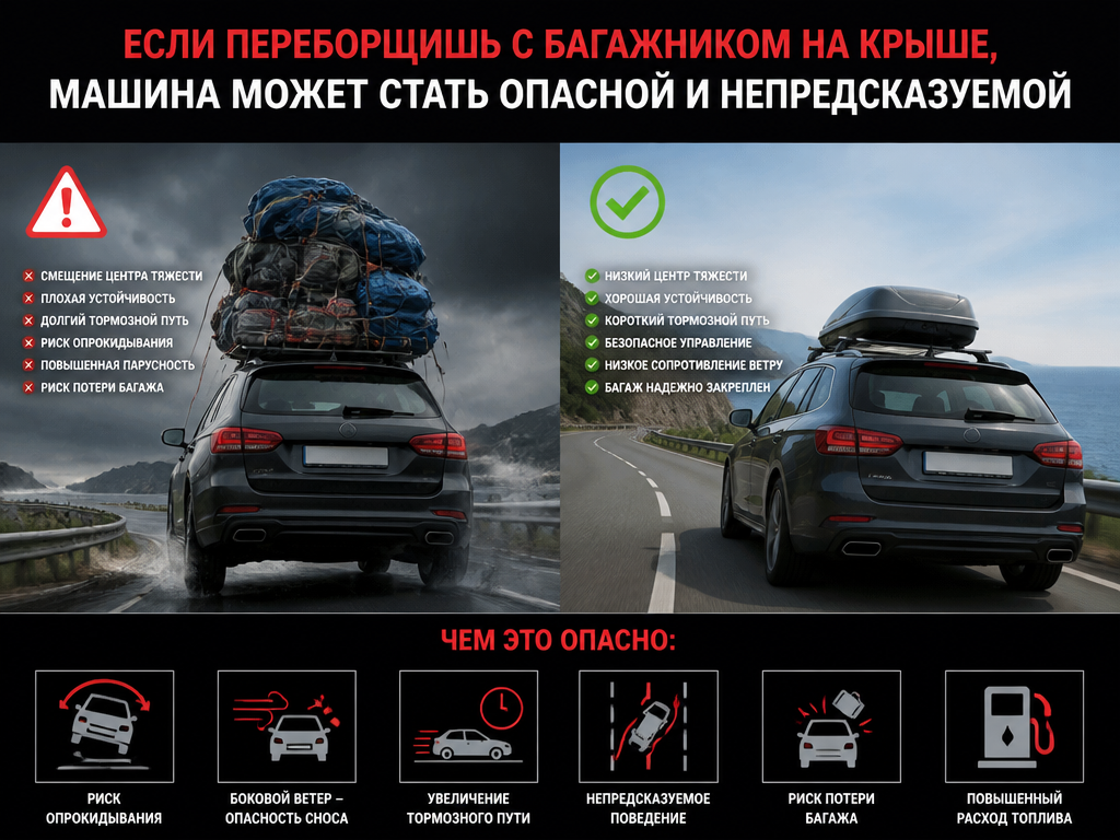 Не грузи крышу сверх меры!